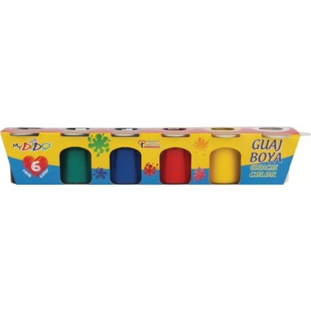 MyDido Guaj Boyası 6 Renk x 22ml MY55 Guaj Boya Fiyatı