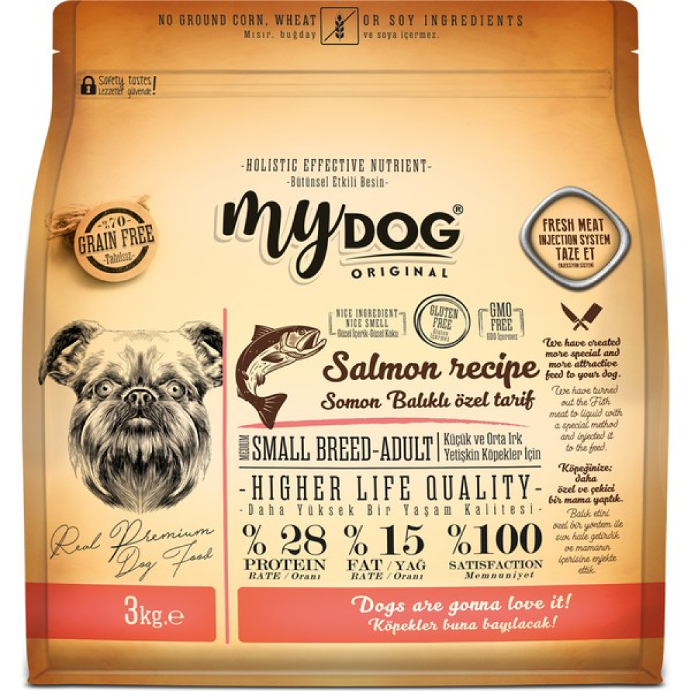 Mydog %70 Tahılsız Somon Balıklı Küçük Köpek Maması 3kg Evcil Hayvan Ürünleri Fiyatı