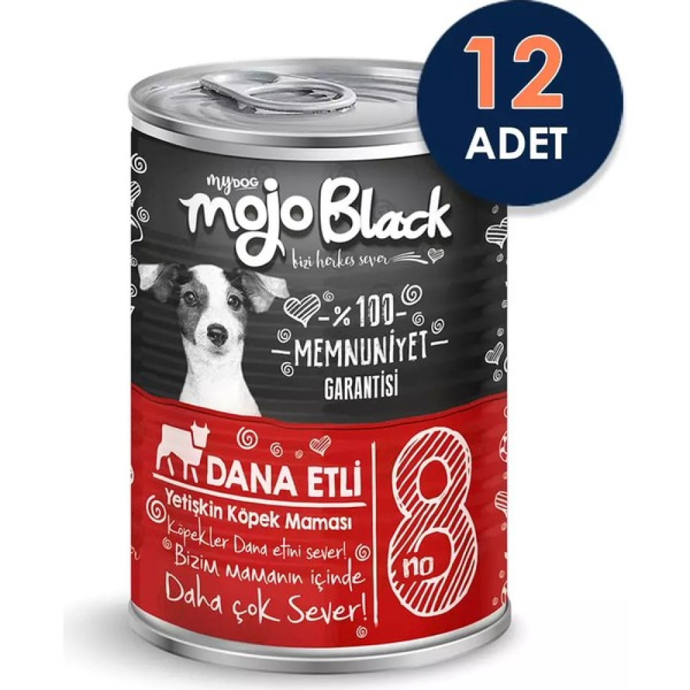 Mydog Mojo Black Chunk Parça Dana Etli Köpek Konservesi 400 x 12 Evcil Hayvan Ürünleri Fiyatı