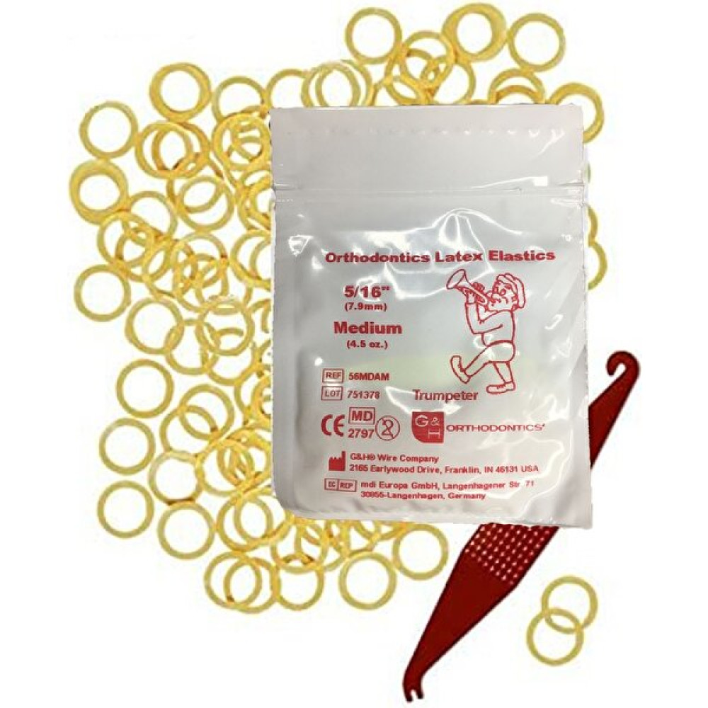 Myetc Diş Teli Lastiği (Takma Aparatı ) - Ağız Içi Lastik 5/16 Medium 4,5oz 7.9mm 100 Adet Diş İpleri Fiyatı