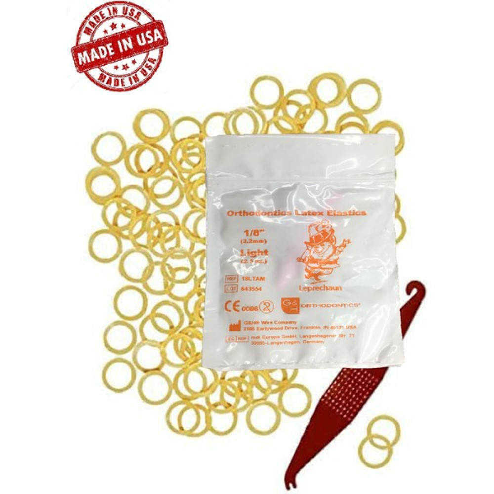 Myetc Diş Teli Lastiği (Takma Aparatı Hediyeli) - Ağız Içi Lastik 1/8 Light 2,5oz 3.2mm 100 Adet Diş İpleri Fiyatı