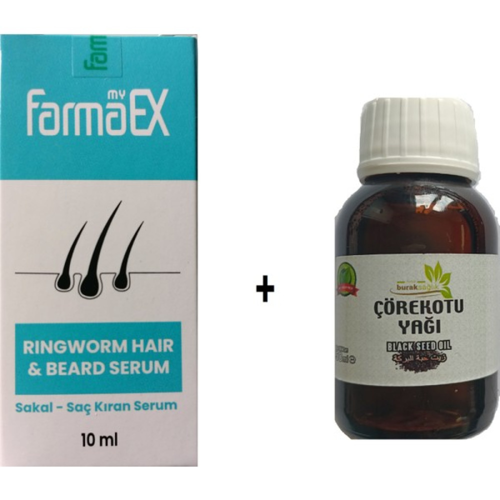 Myfarmaex Saç Sakal Kıran Serum + Çörekotu Yağı Set Saç Bakım Maskeleri & Serumlar & Spreyler Fiyatı
