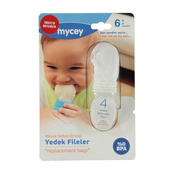 MYFEEDER GÜVENLİ MEYVE SEBZE EMZİĞİ YEDEK FİLE SETİ - 4'LÜ Emzik Fiyatı