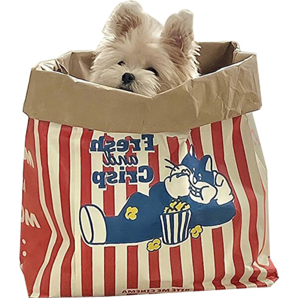 MYG Store1 - 8933 Patlamış Mısır Şekli Kedi Tüneli Tüp Oyun Çadırı Kedi Oyuncak Kapalı Köpek Egzersiz Gizleme Eğitimi Pet Interaktif Rahatlatıcı Ma... Evcil Hayvan Ürünleri Fiyatı
