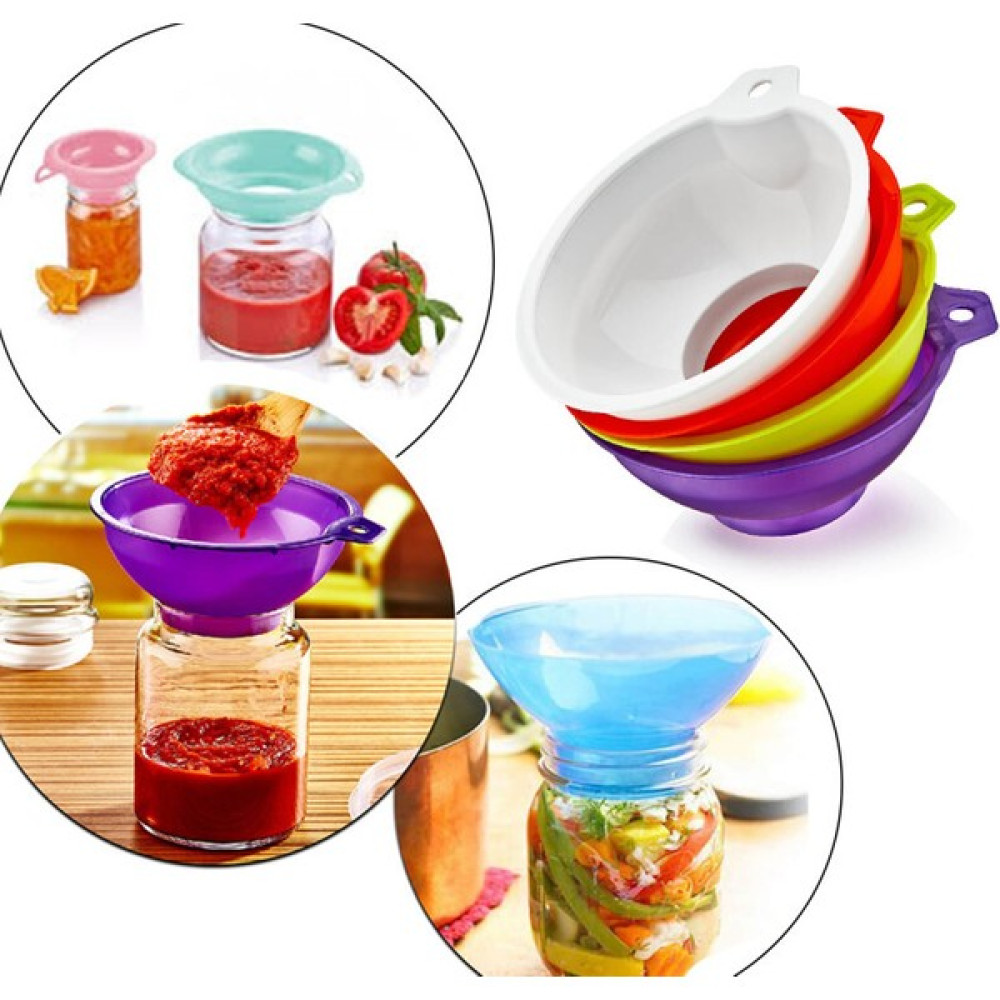 Myglobal Geniş Ağızlı Konserve Kavanoz Hunisi ile Şeker Salça Sos Pratik Bir Şekilde Doldurun Sert Plastik Mutfak Gereçleri Fiyatı