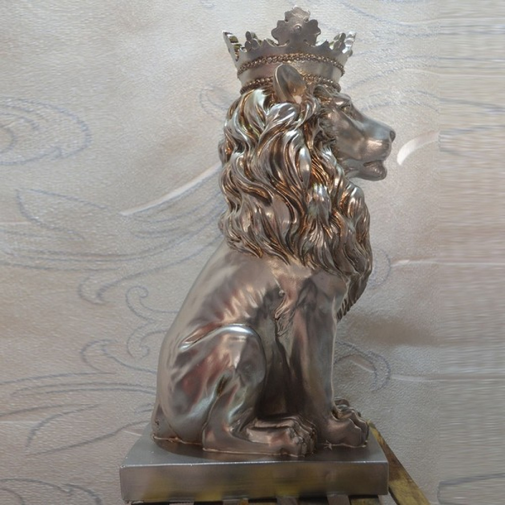 MYK Hediye ve Sanat Atölyesi Aslan Kral Biblo Ofis ve Ev Dekorasyon - Renkli Biblo Fiyatı
