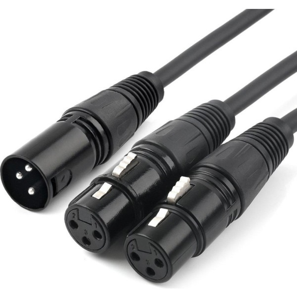 Mykablo Xlr 1 Erkek - 2 Dişi Çoklayıcı Kaliteli Y Kablo Seri & Paralel Kablo Fiyatı