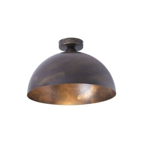 mylights Eskitme Fırcalı Plofonyer Tavan Avize Retro Rustik Vintage Avize Armatür 40 cm MYL002415 - 1 Avize Fiyatı