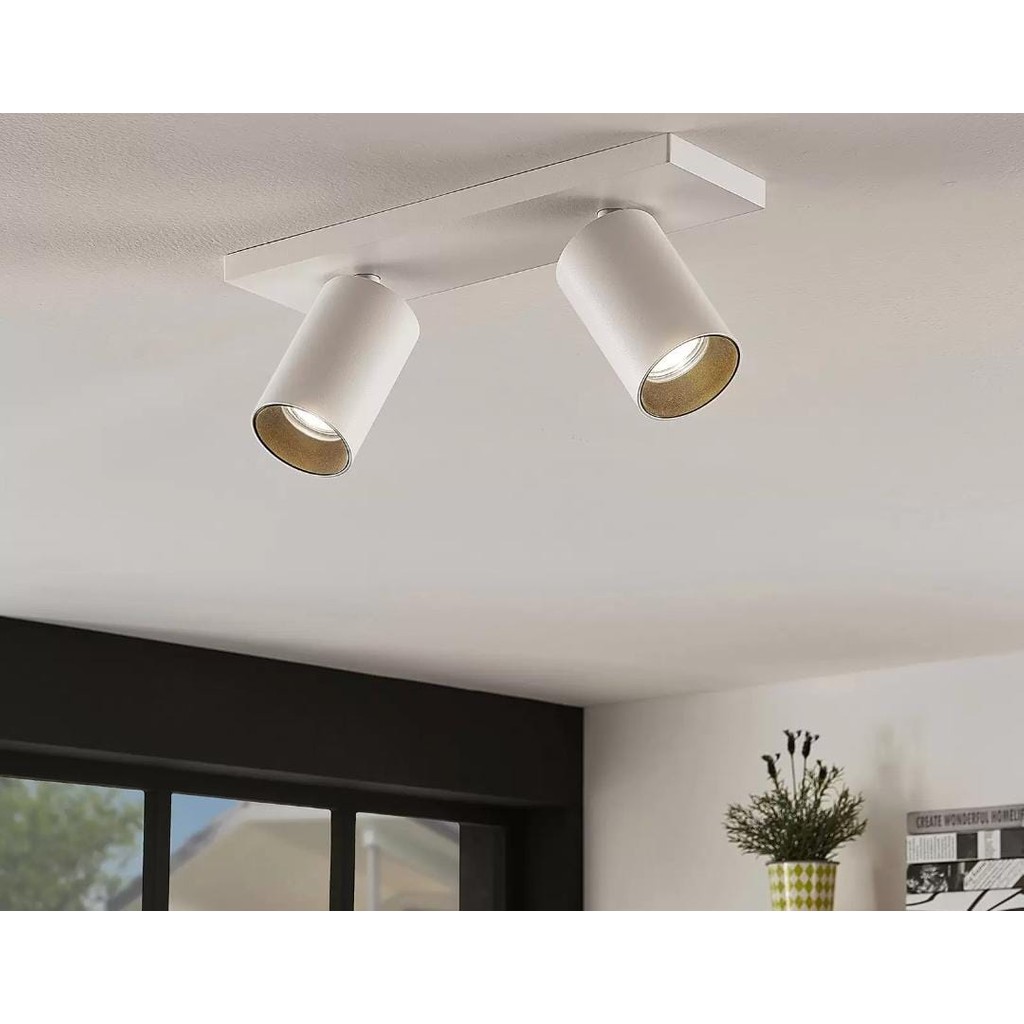Mylights LED Aplikve Avize Ikili LED Avize LED Spot Panasonıc Ampullü Gün Işı Ampullü - Beyaz Avize Fiyatı