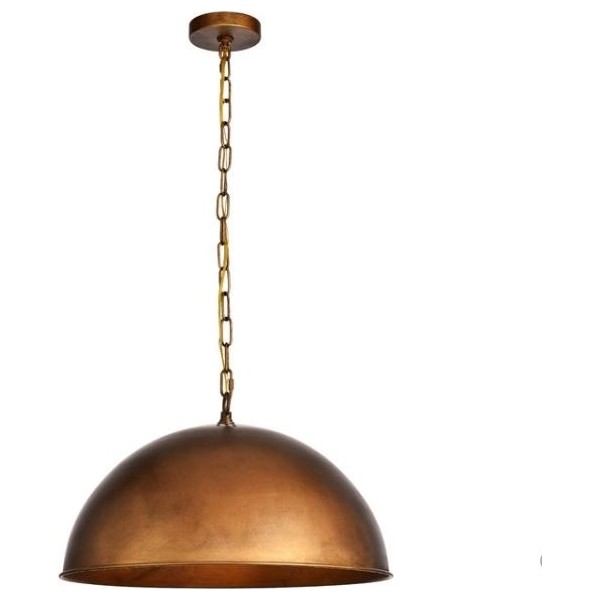mylights Retro Rustik Fırcalanmış Bakır Eskitme Patina Metal Sarkıt Rustik Avize 40 cm - 1 Avize Fiyatı