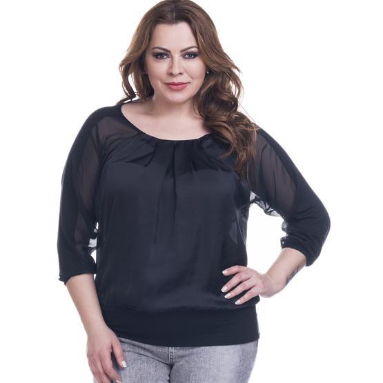 Myline 12430-M Siyah Kadın Bluz