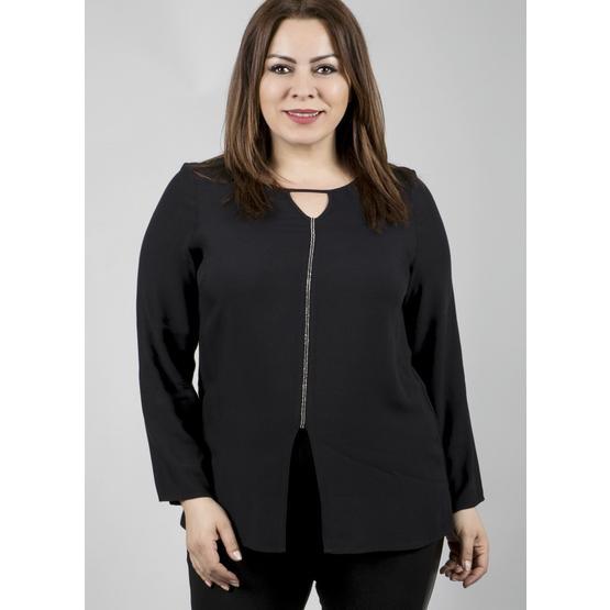 Myline 23486-M Siyah Kadın Bluz