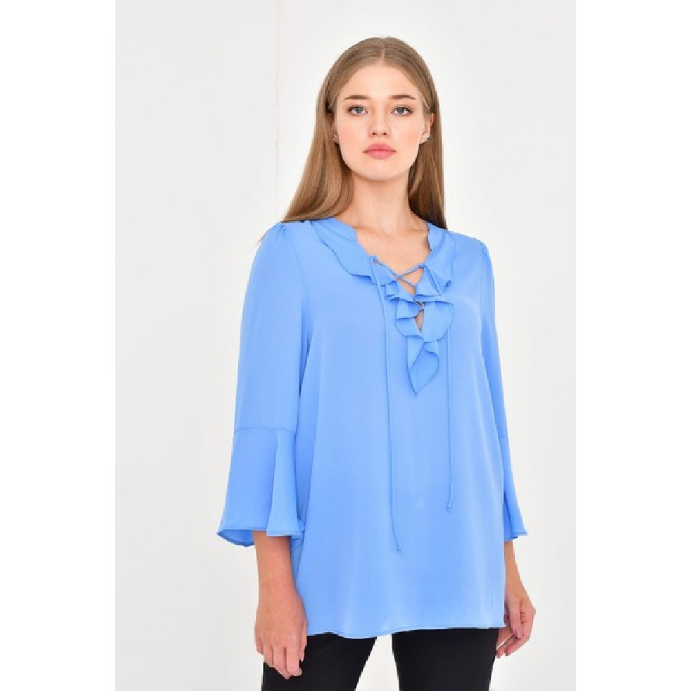 Myline Önü ve Kolları Volanlı Bluz 45838 Bluz Fiyatı