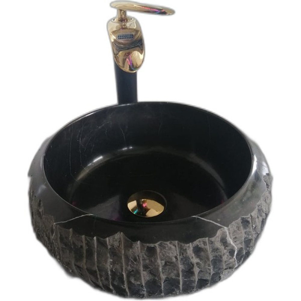Mym Mermer Yapı Market Toros Siyah Dikey Patlatma Mini Lavabo Lavabo Fiyatı