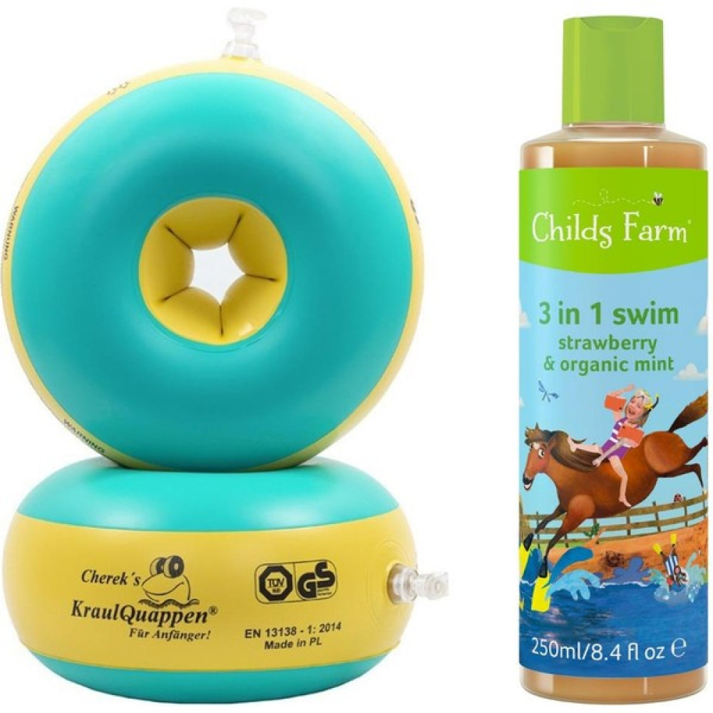 Myminibaby Başlangıç Seviye Yüzme Kolluk - Childs Farm Çilek ve Organik Nane Özlü 3'ü 1 Arada Yüzme Sonrası Çocuk Şampuan 250ML Açık Hava, Deniz ve Spor Oyuncakları Fiyatı