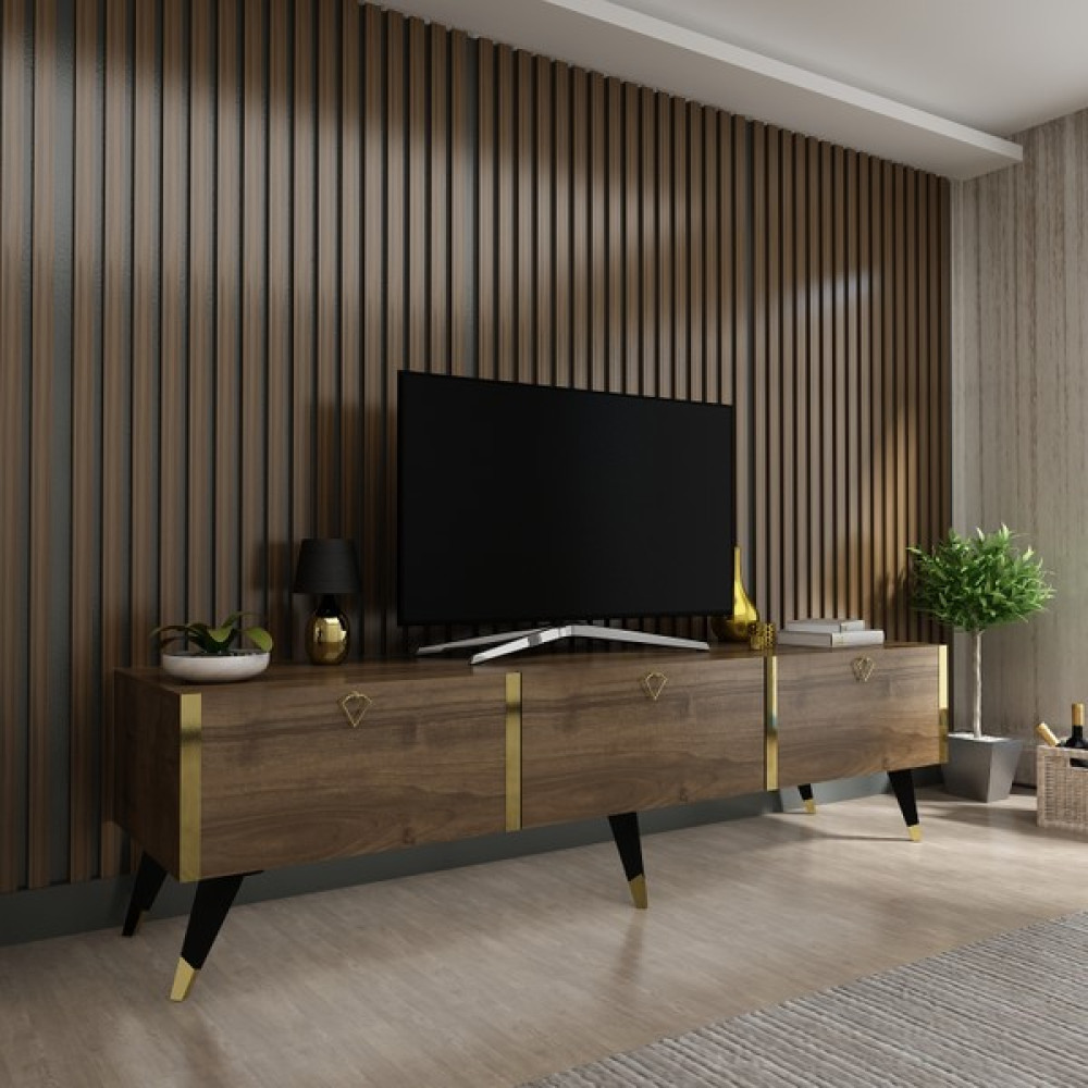 Myniture Festival Tv Ünitesi G3017-2 Ceviz Tv Ünitesi / Sehpası Fiyatı