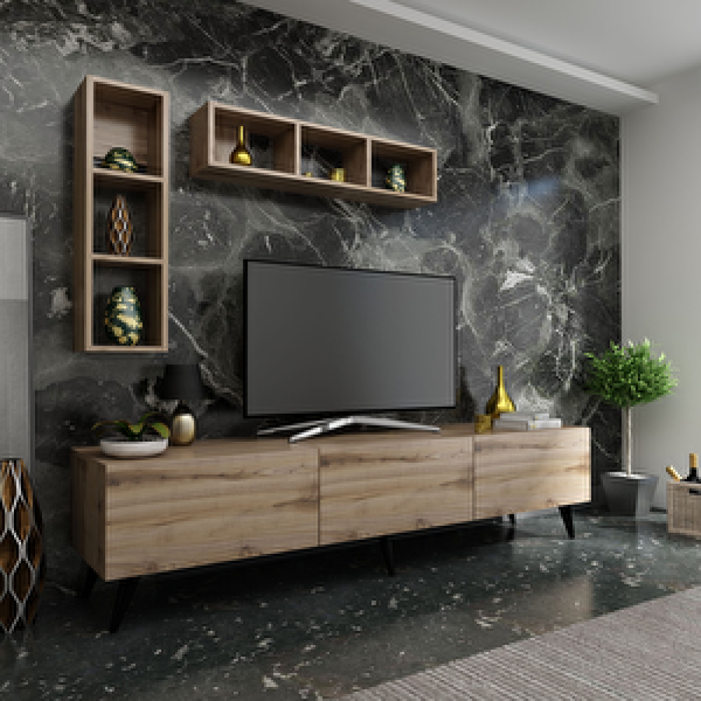 Myniture Home Festival Tv Ünitesi Q3004-3 Çırağan Tv Ünitesi / Sehpası Fiyatı