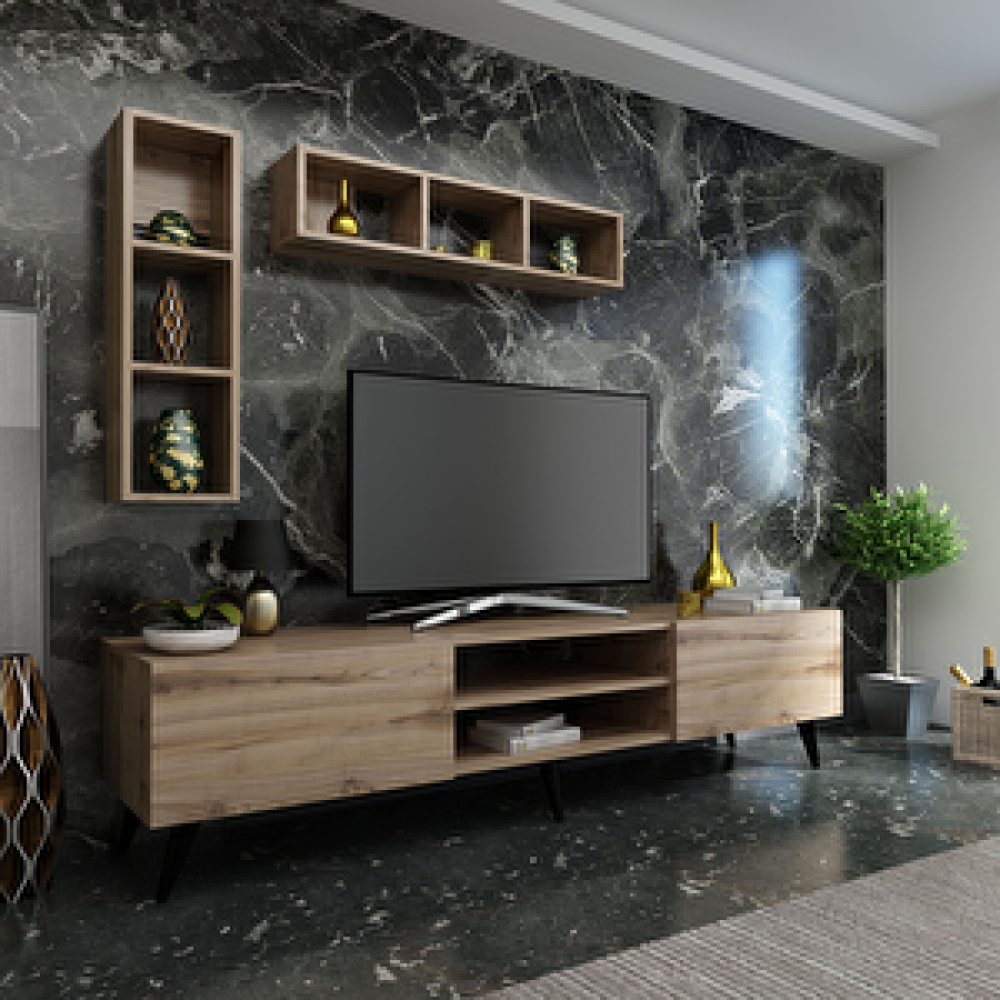 Myniture Home Festival Tv Ünitesi Q3005-3 Çırağan Tv Ünitesi / Sehpası Fiyatı
