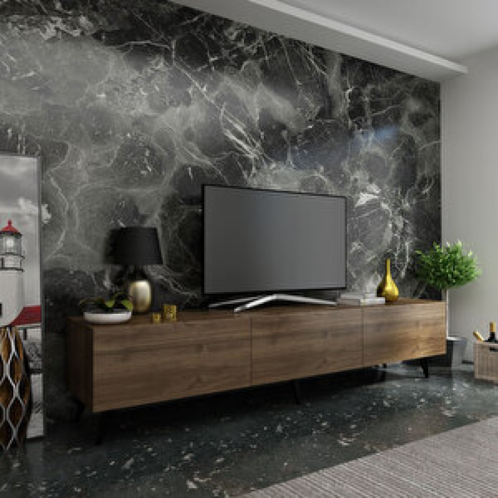 Myniture Home Festival Tv Ünitesi Q3017-2 Ceviz Tv Ünitesi / Sehpası Fiyatı
