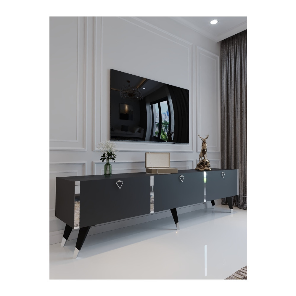 Myniture Home & Living Festival Tv Ünitesi Antrasit Tv Ünitesi / Sehpası Fiyatı