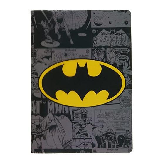 Mynote Batman Yazılı 26x18,5 40 Yaprak PP Kapak Çizgili Defter