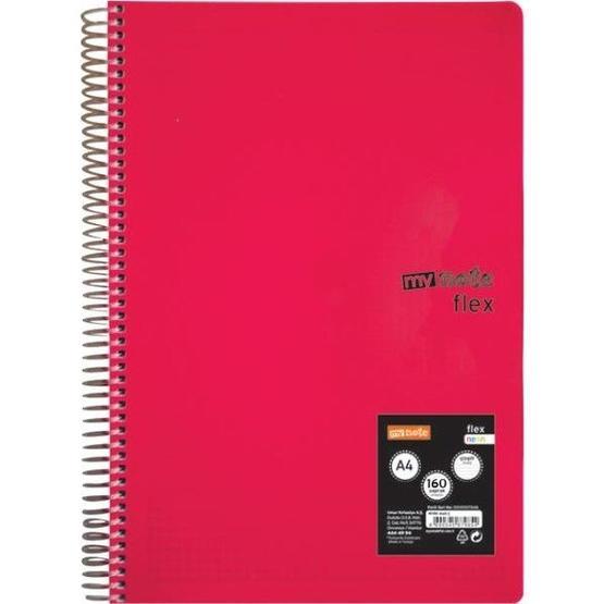Mynote Flex Turkuaz 160 Yaprak Çizgili Spiralli Defter