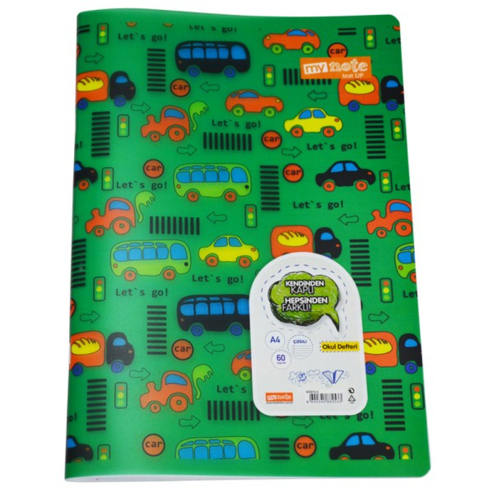 Mynote Text Up Defter A5 40 Yp Kareli UC6001-K Spiralli Defter Fiyatı