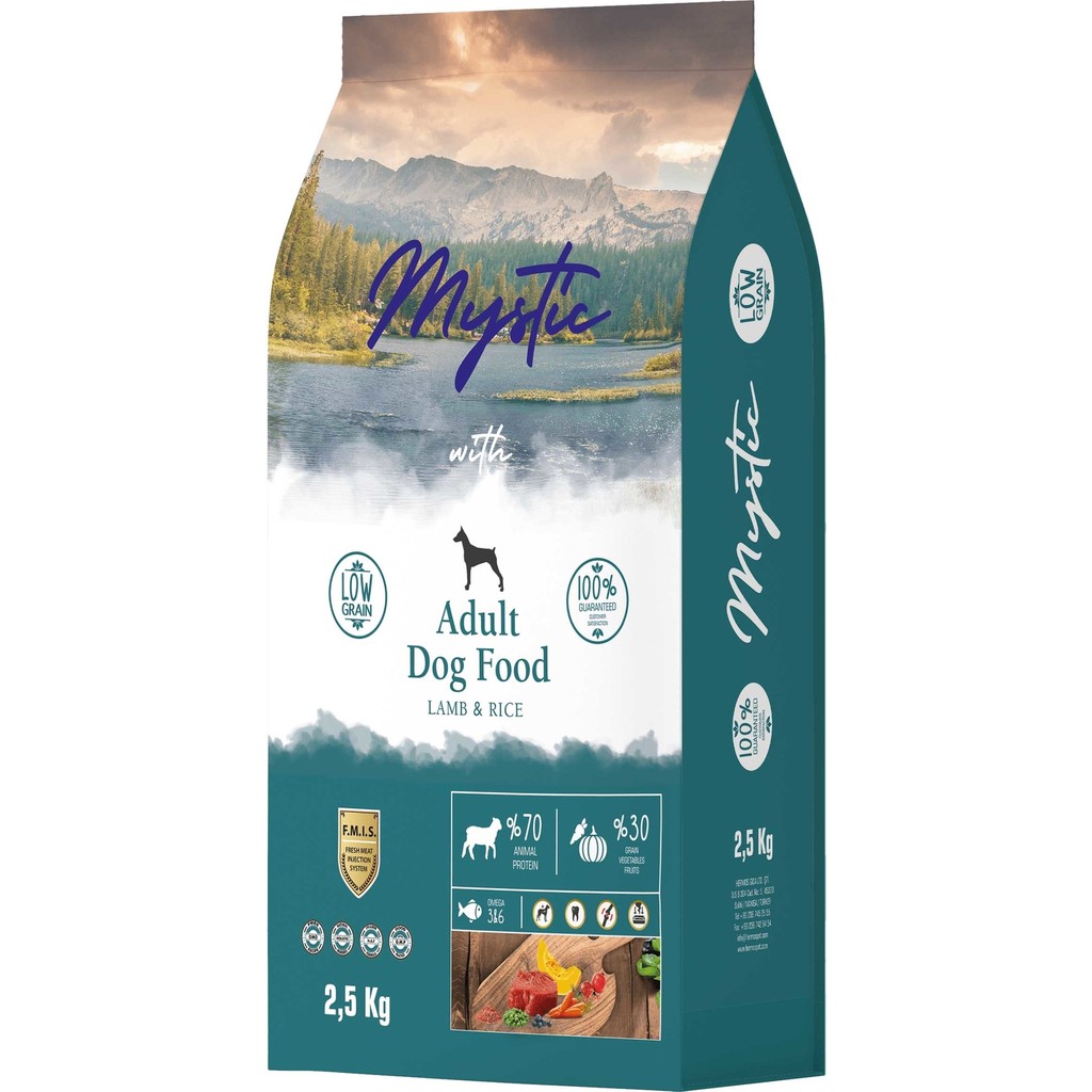 Mystic Yetişkin Kuzu Etli Köpek Maması 2,5 kg Tüm Irklar İçin Az Tahıllı Lezzetli Besin Evcil Hayvan Ürünleri Fiyatı