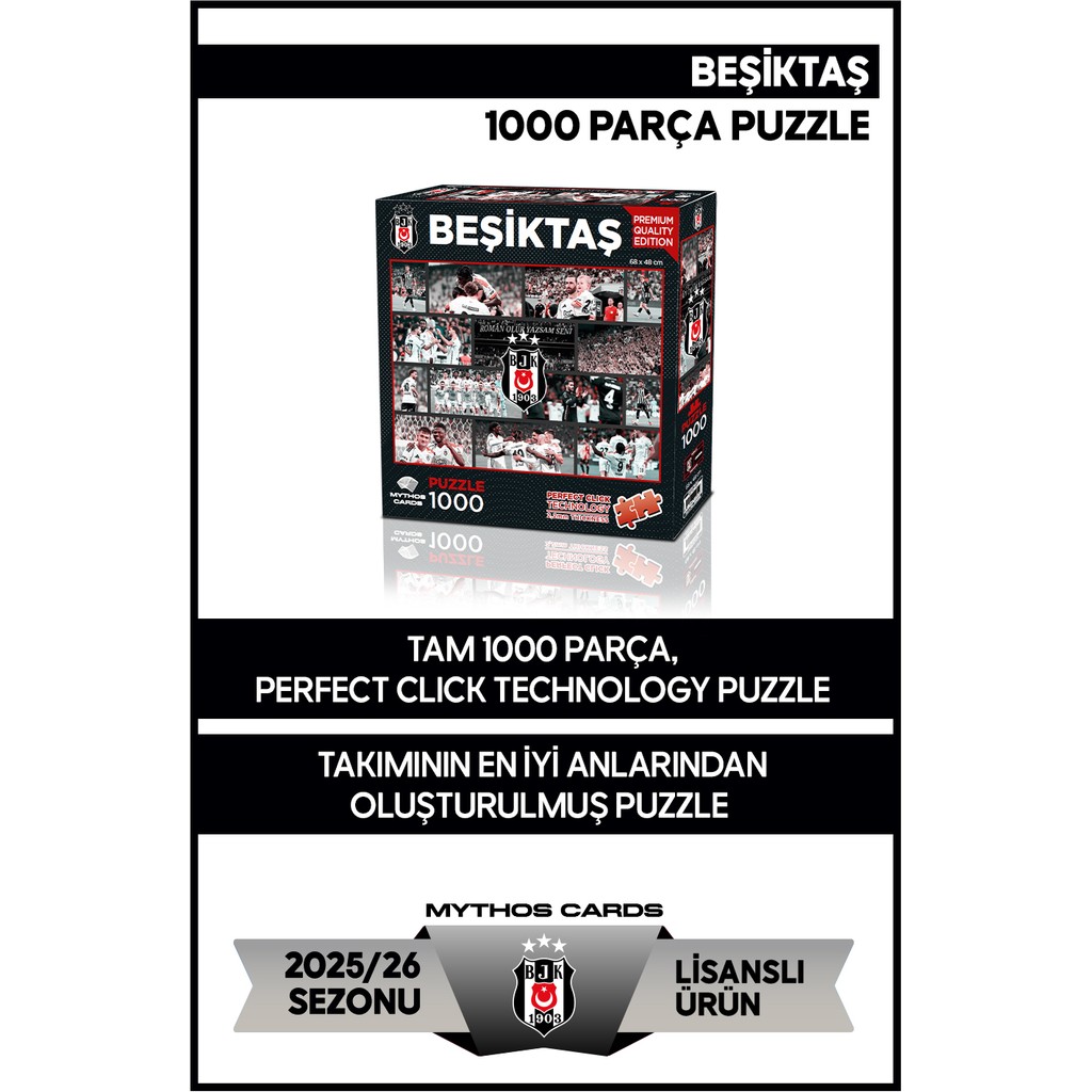 Mythos Cards Beşiktaş Takım 2025/26 1000 Parça Puzzle Anne Bebek Oyuncak Fiyatı