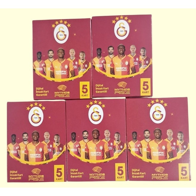 Mythos Cards Mythos Rise Galatasaray Lisanslı Futbolcu Kartları 2025 - 2026 Sezon (5 Kutu 25 Kart) Diğer Fiyatı