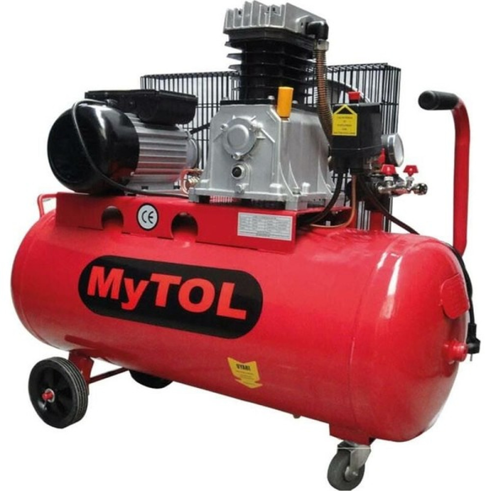 Mytol 100 Lt Kasnaklı Hava Kompresoru 2 Hp Italyan Pompa Hava Kompresörü Fiyatı