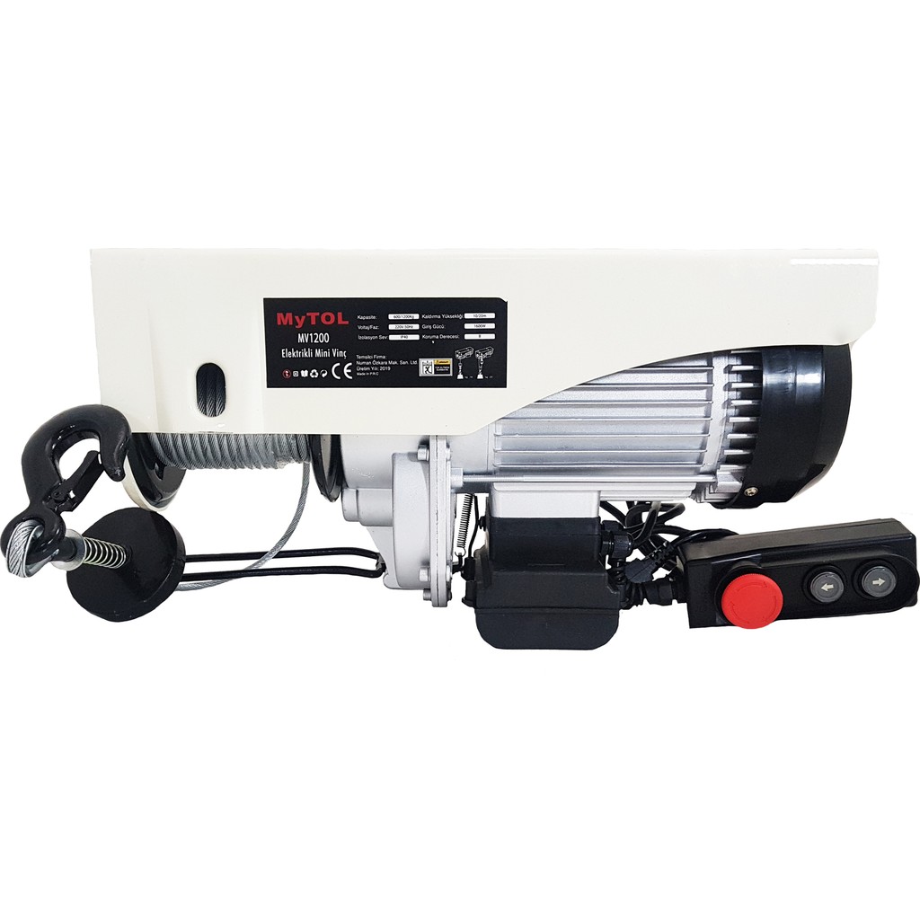 Mytol 600-1200 kg Elektrikli Vinç Ceraskal Oto, Bahçe, Yapı Market Fiyatı