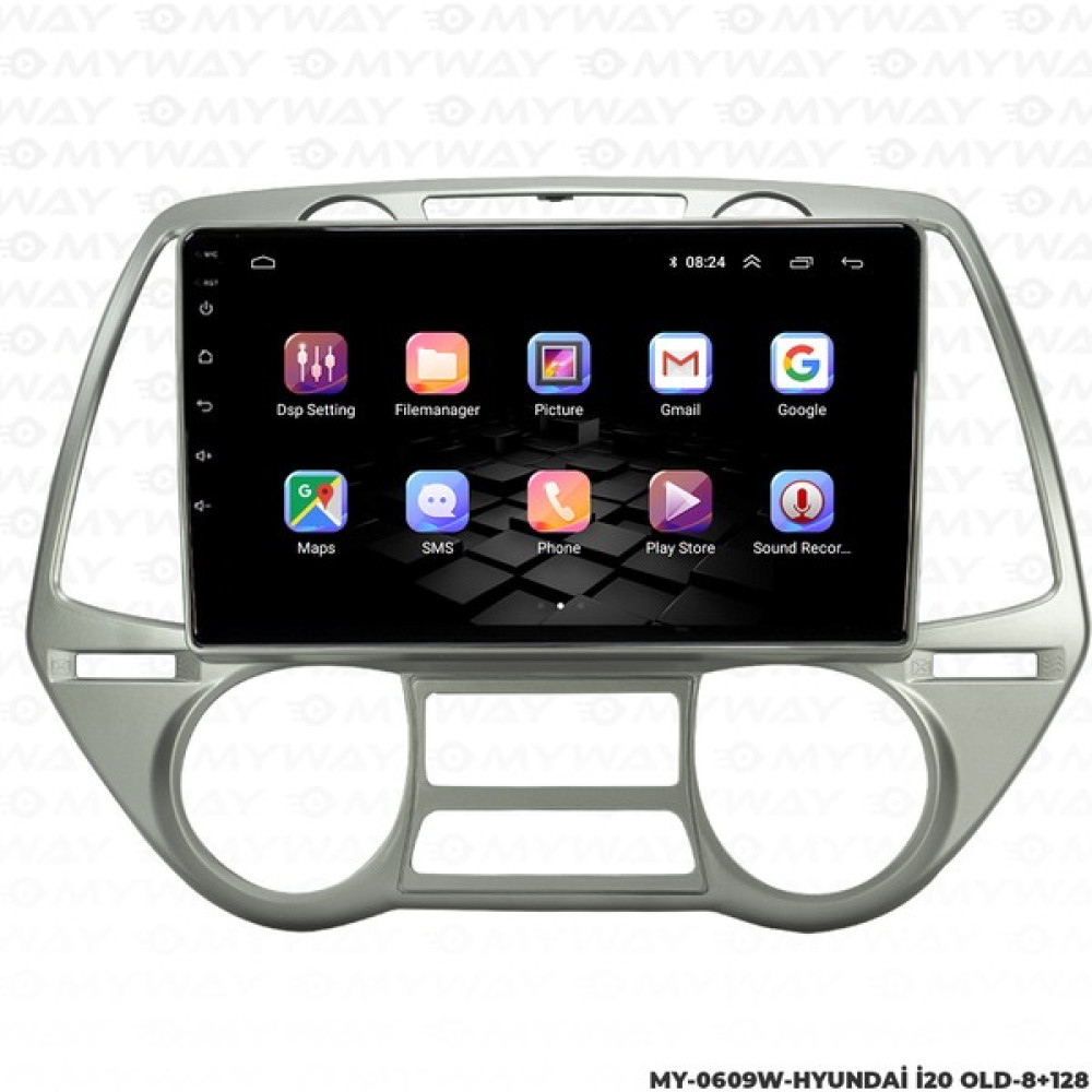 Myway Hyundai I20 Android Multimedya Carplay Navigasyon Ekran - 8gb RAM+128 GB HDD - Myway Oto Görüntü Sistemleri Fiyatı
