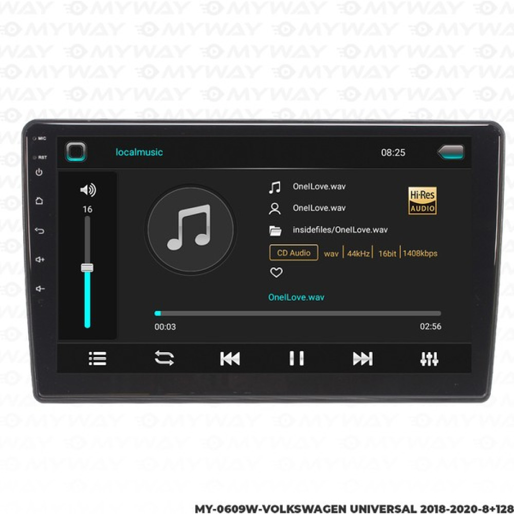 Myway Vw Polo Android Carplay Multimedya Navigasyon Ekran Teyp 8GB+128GB Oto Görüntü Sistemleri Fiyatı