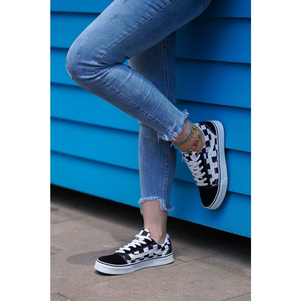 MYZENNE Vn Sneaker Siyah Damalı 37 Beden Spor Ayakkabı Fiyatı