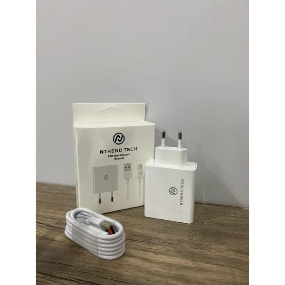N Trend Tech Elektronik 67W Set Şarj Type-C USB Hızlı Şarj Cihazı Samsung Huawei Xiaomi Uyumlu Ntt-67 Cep Telefonu Şarj Cihazı Fiyatı