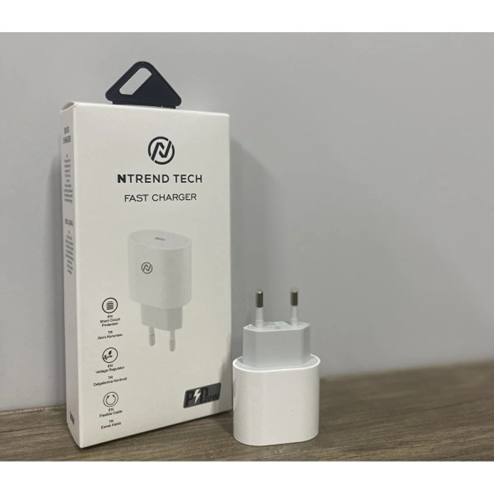 N Trend Tech Elektronik Iphone Samsung Huaweı Xiaomi Uyumlu Hızlı Şarj Başlığı Adaptörü 20 W Pd Type-C Çıkışlı Cep Telefonu Şarj Cihazı Fiyatı