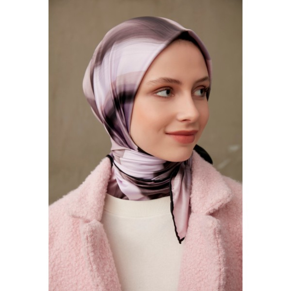 N9NE Flora Desen Ipeksi Rayon Eşarp - Pudra Şal / Fular & Eşarp Fiyatı