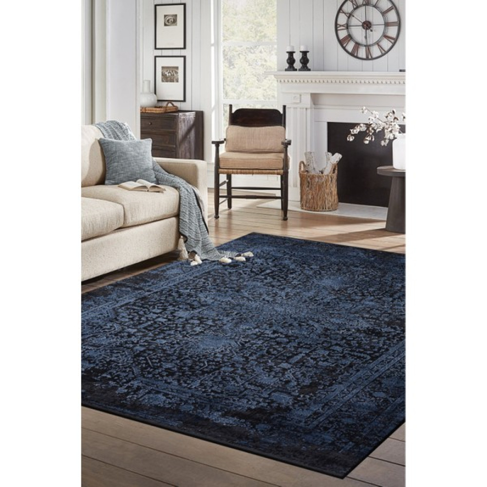 Naar Albero 34770 930 Mavi Yolluk Halı 80X150 ~ 1.2 M2 - 80 x 150 cm Yolluk Fiyatı