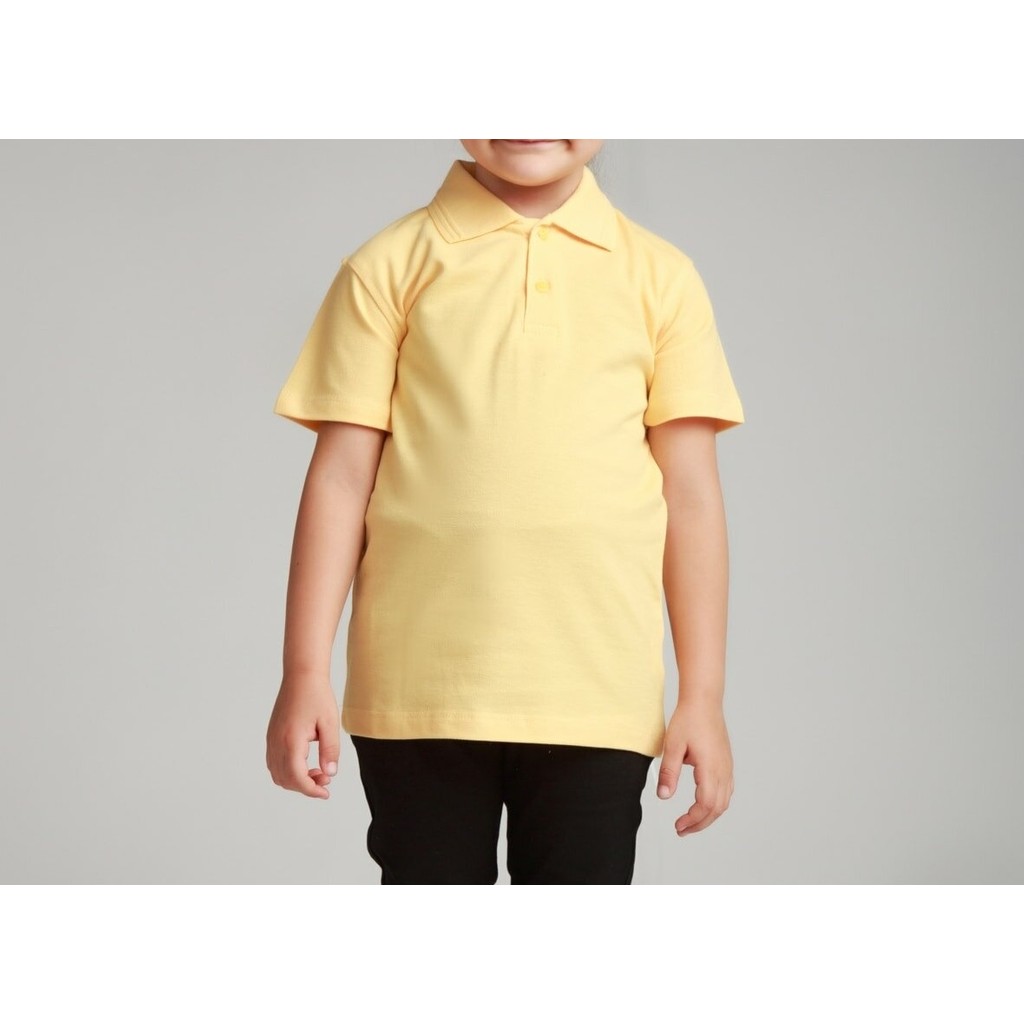 Nacar Çarşı Cocuk Polo Yaka Kısa Kol Sarı Okul Erkek Çocuk T-shirt Fiyatı