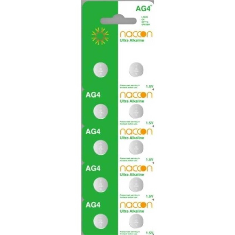 Naccon Ag4, LR626, LR66, 177/376/377, SR626, SR626SW Düğme Pil 10LU Paket Diğer Fiyatı