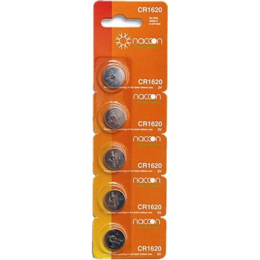 Naccon CR1620 3V Lithium Pil 5'li Ambalaj Diğer Fiyatı