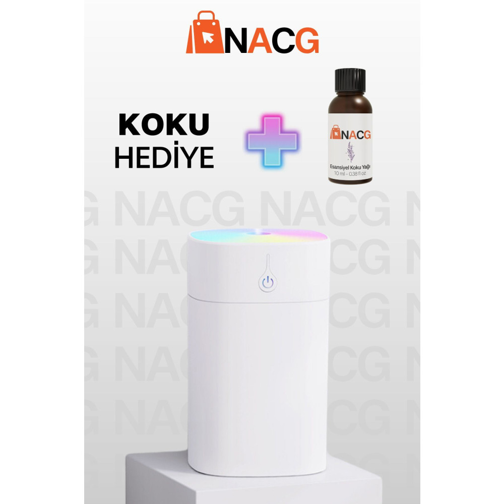 NACG H2o Humidifier 400 Ml Ulrasonik Araba - Oda Hava Nemlendirici Buhar Makinesi Ve Aroma Difüzörü Hava Temizleme - Nemlendirme Cihazları Fiyatı