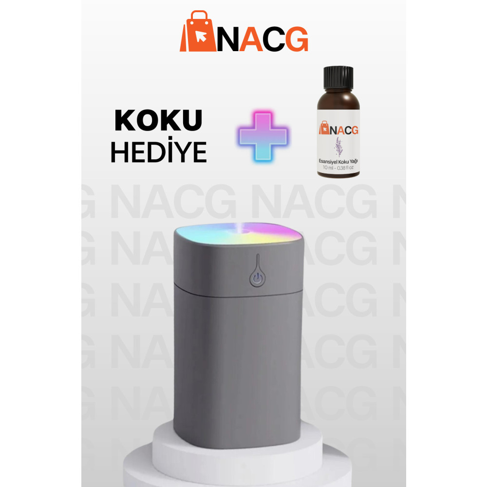 NACG H2o Humidifier 400 Ml Ulrasonik Oda - Araç - Hava Nemlendirici Buhar Makinesi Ve Aroma Difüzörü Hava Temizleme - Nemlendirme Cihazları Fiyatı