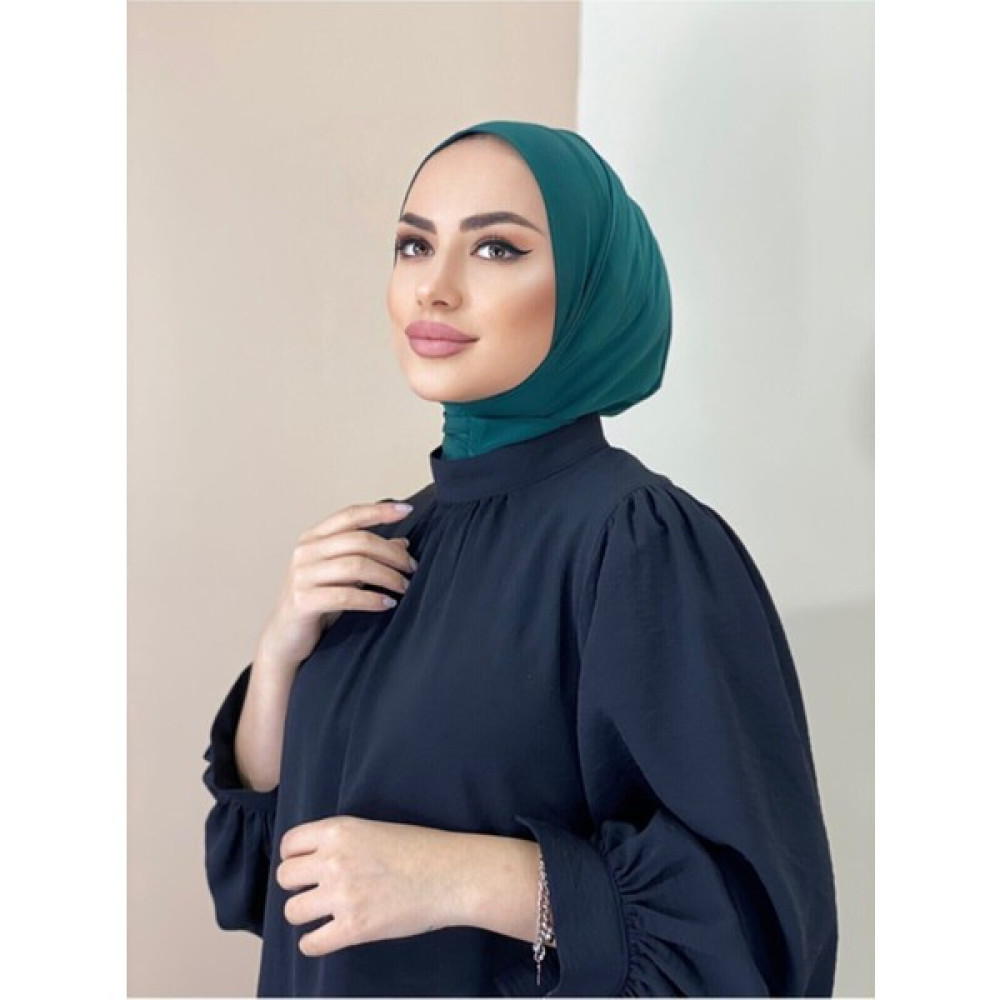 Naciye Sultan Pratik Şal Çıtçıtlı Boyunluk Hijab Bone Zümrüt Şal / Fular & Eşarp Fiyatı