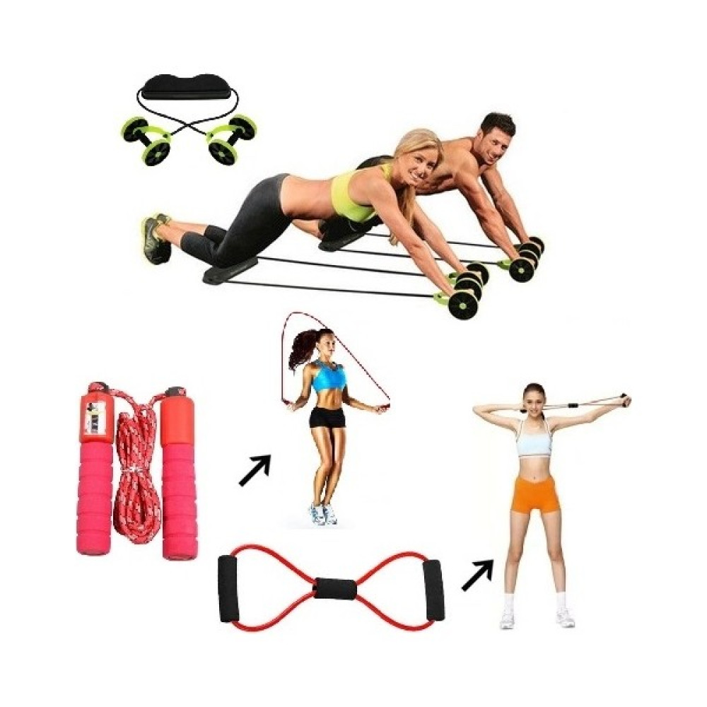 Nadom 3'lü Set Göbek Eritme Fitness Spor Aleti Sayaçlı Atlama Ipi Kas Germe Güçlendirme Direnç Lastiği Kondisyon Aletleri Fiyatı