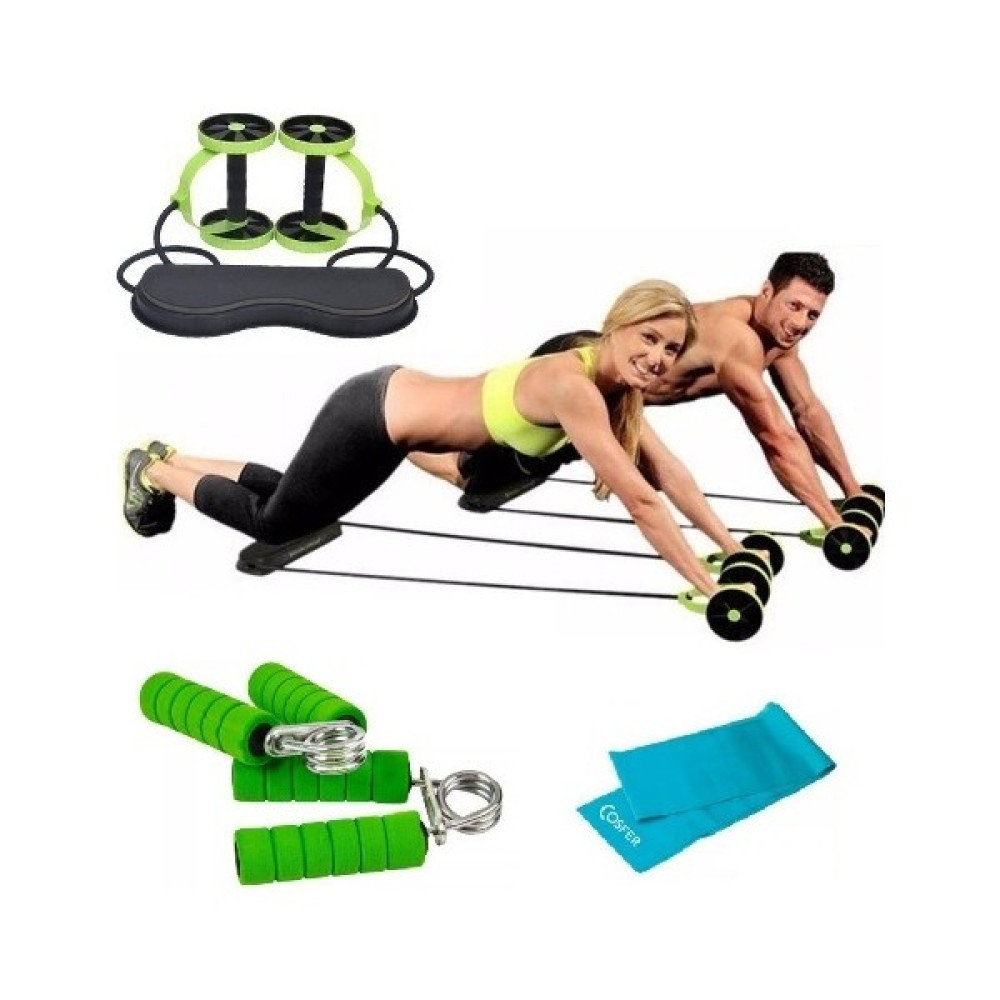 Nadom 3'lü Set Ipli Tekerlekli Fitness Spor Aleti Pilates Bandı El Yayı Tüm Vücut Spor Aletleri Kondisyon Aletleri Fiyatı