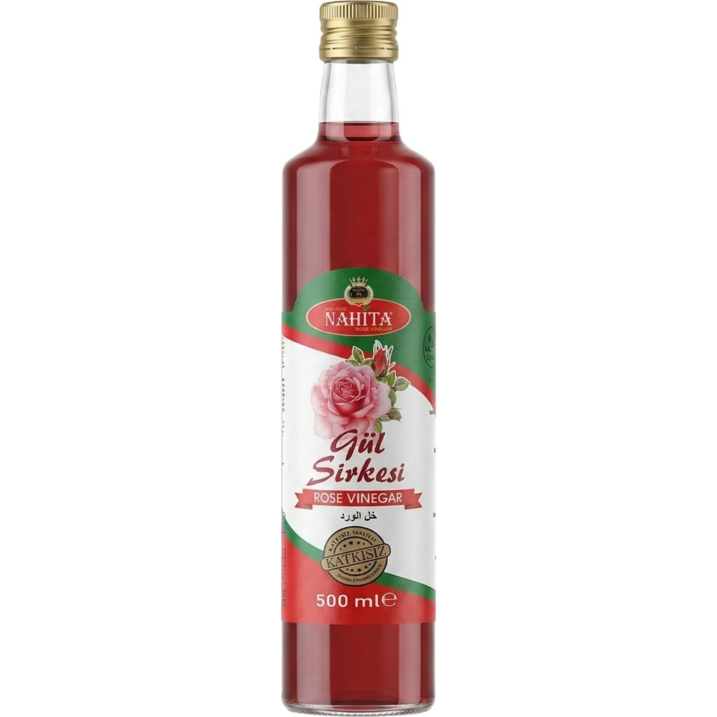 Nahita %100 Doğal Gül Sirkesi 500 ml - Cilt ve Mutfak Için Fermente (Cam Şişe) Diğer Fiyatı