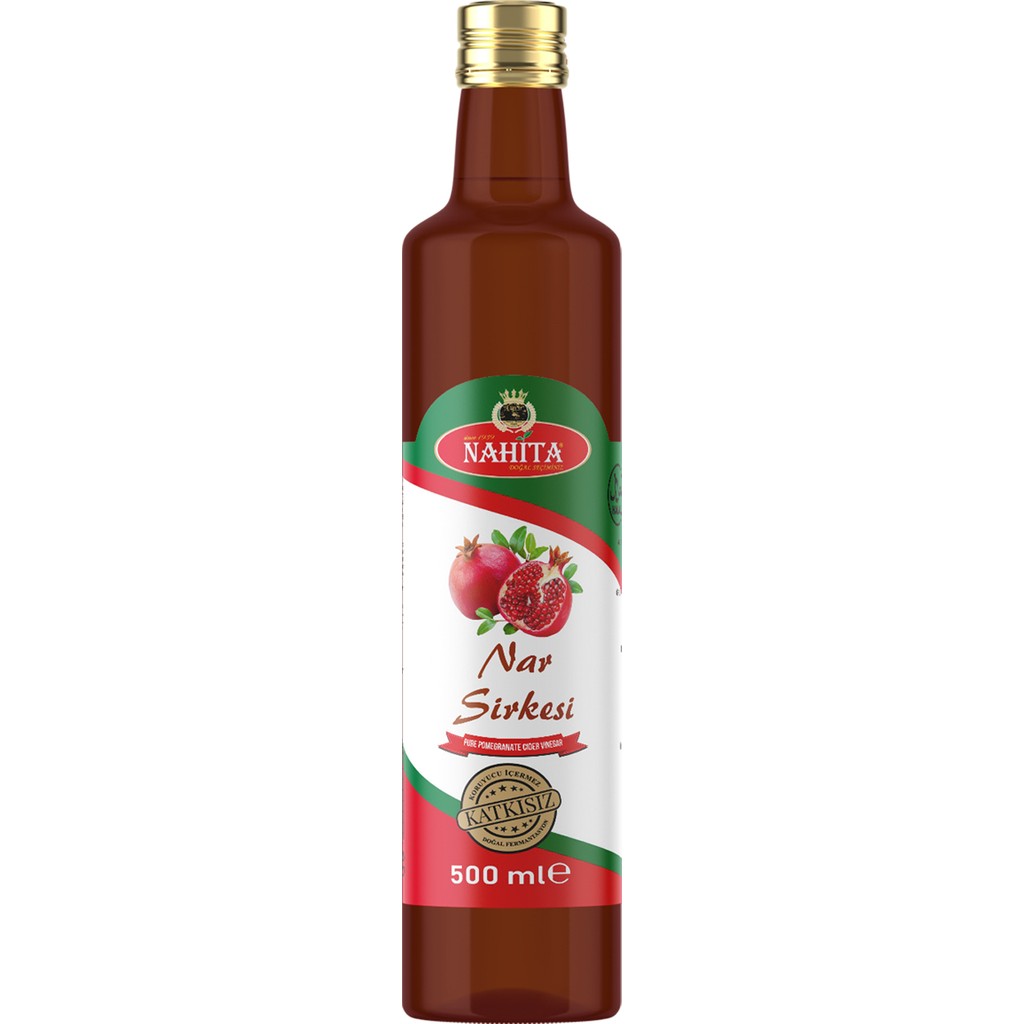Nahita Katkısız Nar Sirkesi 500 ml - Doğal Fermente Saf Nar Sirkesi (Cam Şişe) Diğer Fiyatı