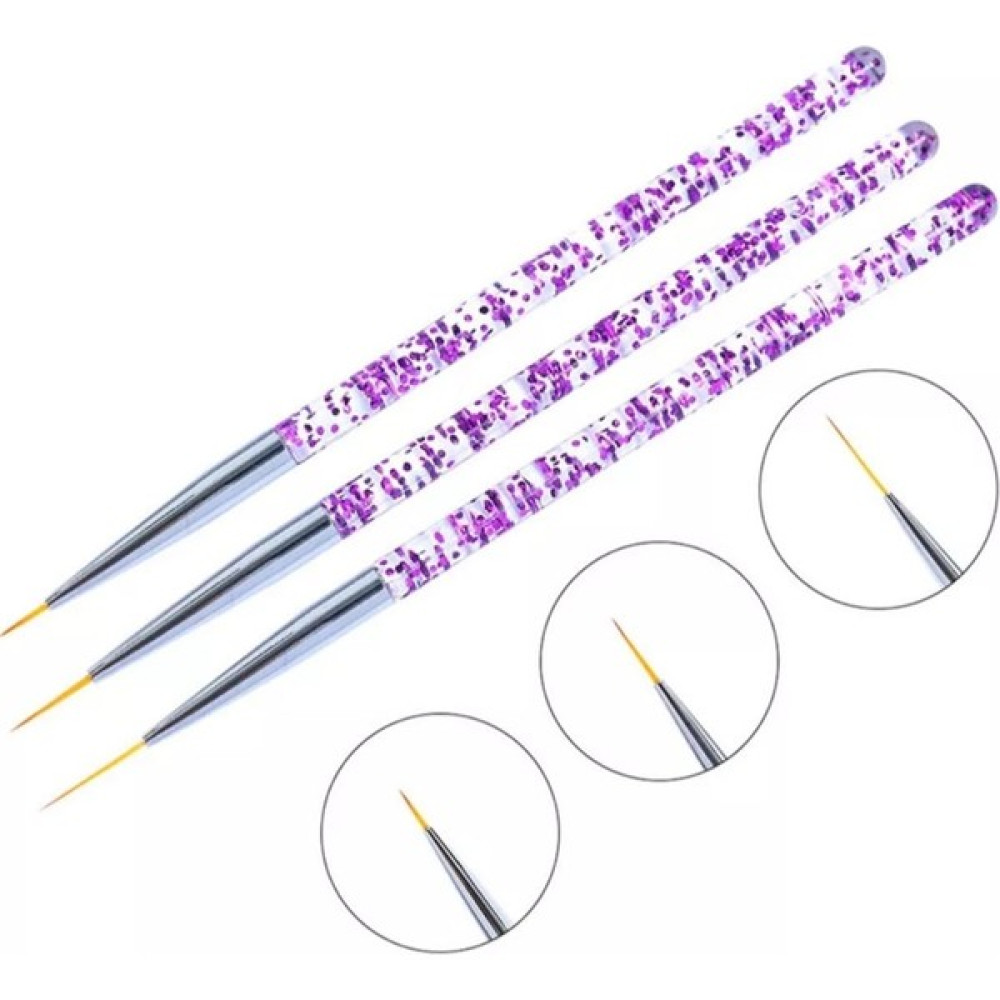 Nail Art çizim fırça seti (Mor) Oto Boyaları Fiyatı